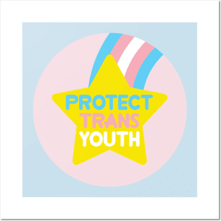 protect trans youth Posters and Art